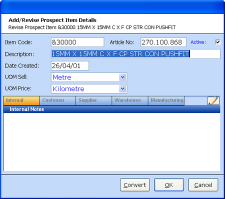 convert prospect